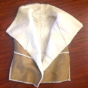 Faux fur vest
